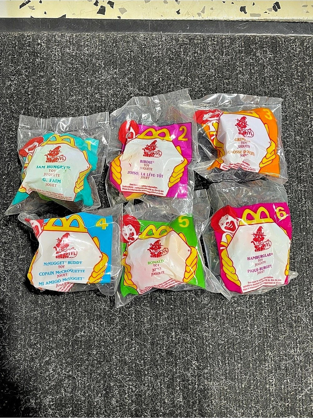 McDonald's 1998 Haunted Halloween Candy Dispenser Happy Meal Toys Lot Happy Meal